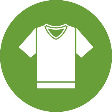 Tişört ikonu. vektör illüstrasyonu