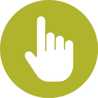 el imleci simgesi, vektör çizim