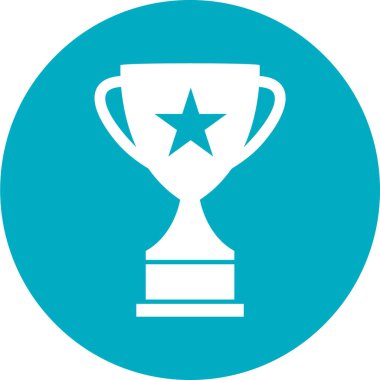 kupa simgesi vektör illüstrasyonu