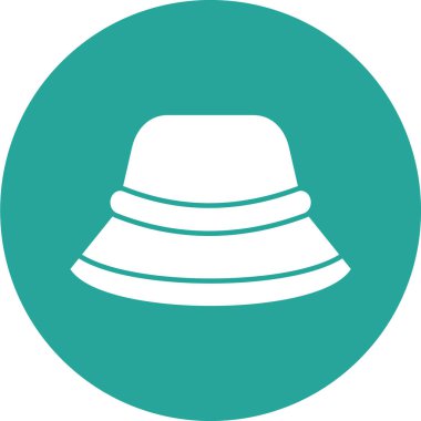 Şapka simgesinin vektör illüstrasyonu