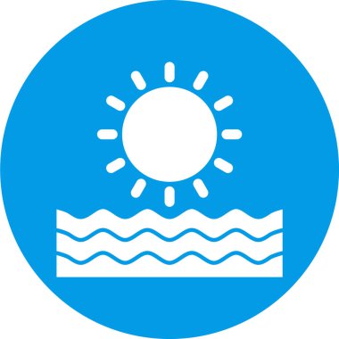 Güneş Simgesi Vektör illüstrasyonu