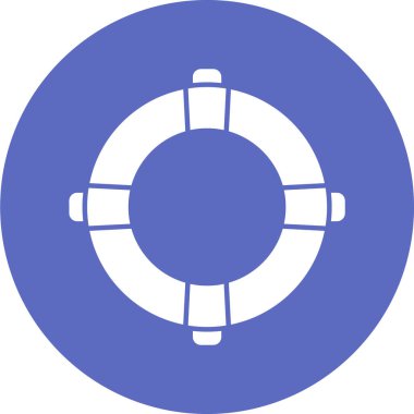 Bir çember simgesinin vektör illüstrasyonu