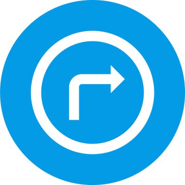 Trafik işaretinin vektör illüstrasyonu 