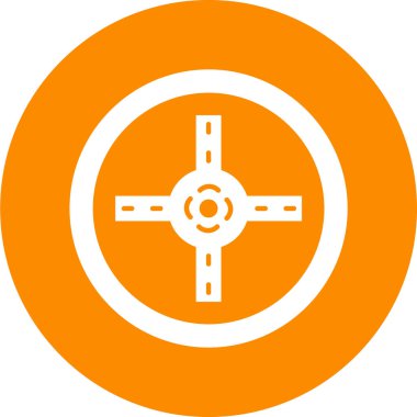 Trafik işaretinin vektör illüstrasyonu 