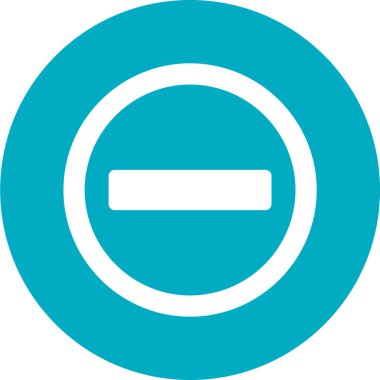 Yol işareti simgesinin vektör illüstrasyonu