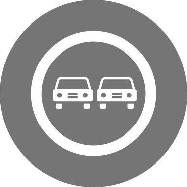 araba simgesi vektör illüstrasyonu