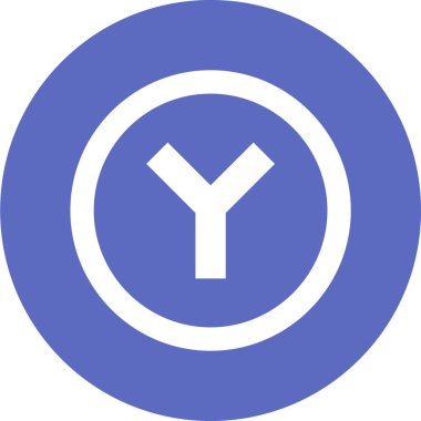 Yol işareti modern simgesinin vektör illüstrasyonu