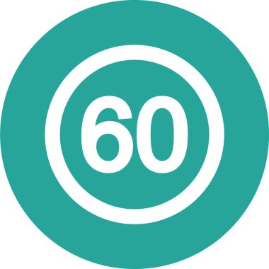 Yol işareti modern simgesinin vektör illüstrasyonu