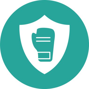 kalkan ikon vektör illüstrasyonu