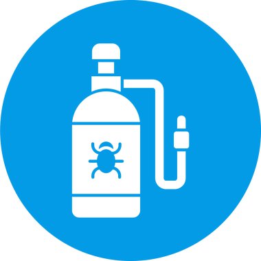 Böcek ilacı gaz ikonunun vektör illüstrasyonu