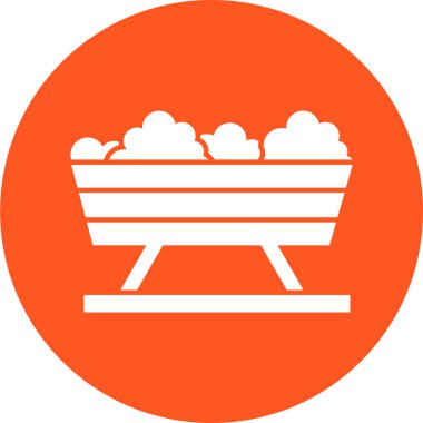 Kızak simgesinin vektör illüstrasyonu