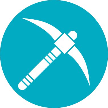 Kazma simgesinin vektör illüstrasyonu