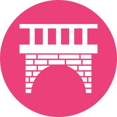Bina. Web simgesi basit illüstrasyon