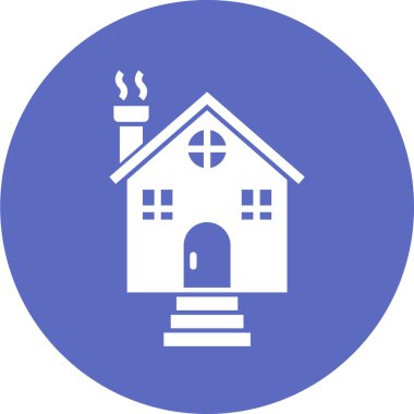 Ev simgesinin vektör illüstrasyonu