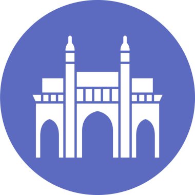 Modern yapı simgesinin vektör illüstrasyonu