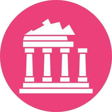 Modern yapı simgesinin vektör illüstrasyonu