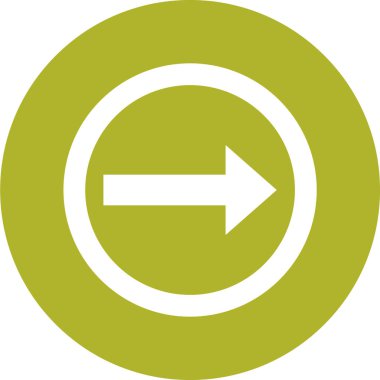 ok simgesinin vektör illüstrasyonu