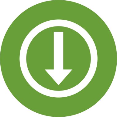 ok simgesinin vektör illüstrasyonu