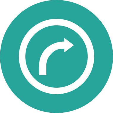 ok simgesinin vektör illüstrasyonu