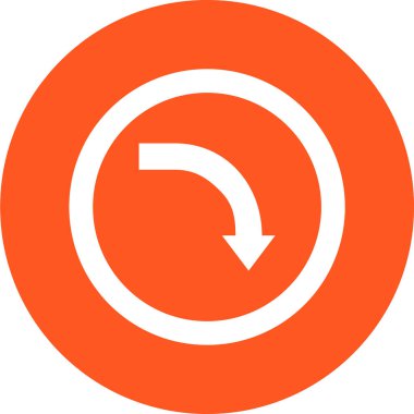 ok simgesinin vektör illüstrasyonu