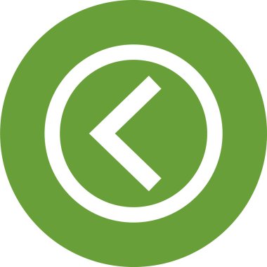 Projeniz için sol yön ok simgesi