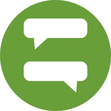 konuşma kabarcığı vektör çizimi