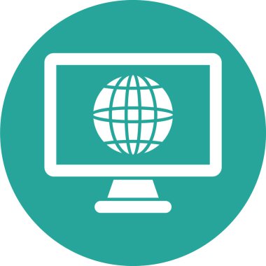 seo modern simgesinin vektör illüstrasyonu