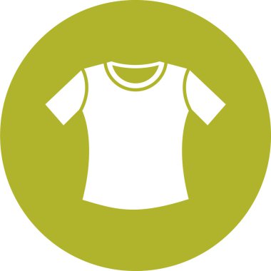 t-shirt vektör simgesi