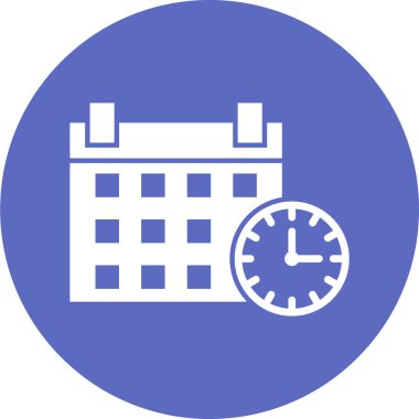 Takvim simgesi, vektör çizimi