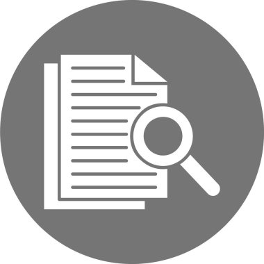 belge simgesi, vektör çizimi