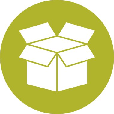 Kutu Simgesinin Vektör illüstrasyonu