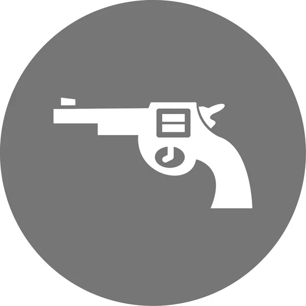 Ilustración Vectorial Icono Arma — Vector de stock