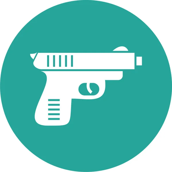 Ilustración Vectorial Icono Arma — Vector de stock