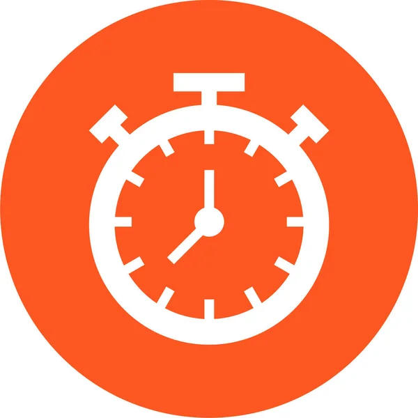 Ilustración Vectorial Del Icono Del Reloj — Vector de stock