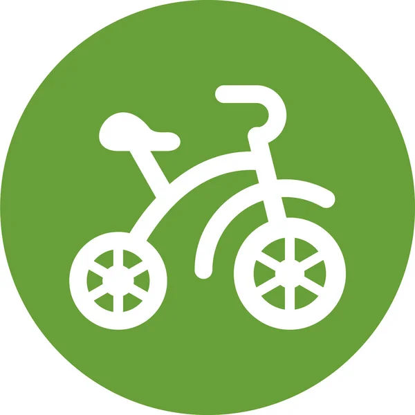 Icona Vettoriale Bicicletta Illustrazione Moderna — Vettoriale Stock