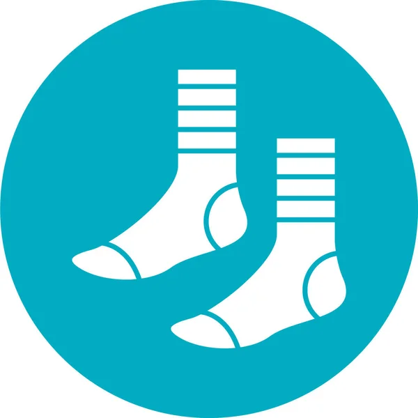 Socks Icon Vector Illustration Design — Vector de stock