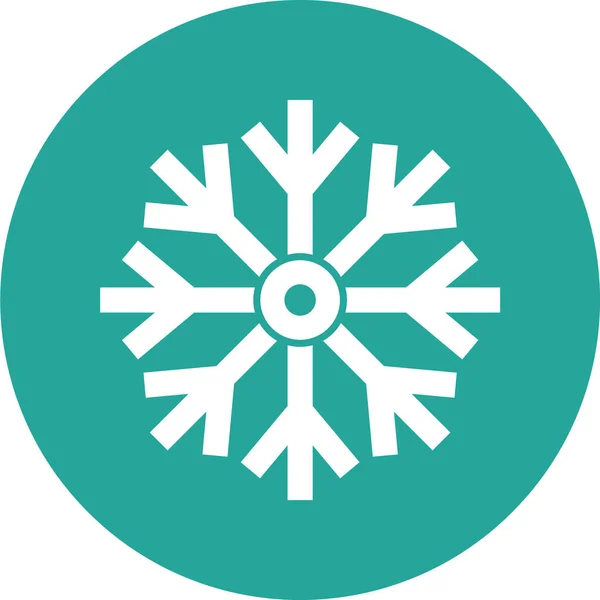 Copo Nieve Icono Vector Ilustración — Archivo Imágenes Vectoriales