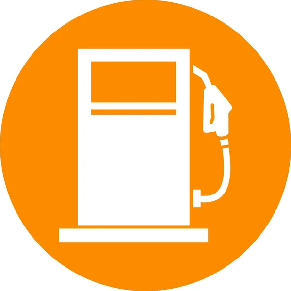 Fuel Station Icon Vector Illustration — 스톡 벡터