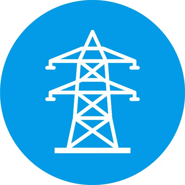 Ilustração Vetorial Ícone Eletricidade —  Vetores de Stock