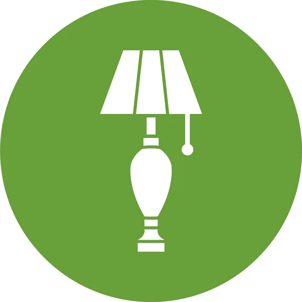 現代のランプアイコンのベクトル図 — ストックベクタ