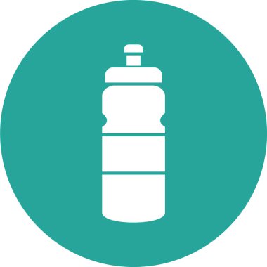 şişe simgesi, vektör illüstrasyonu