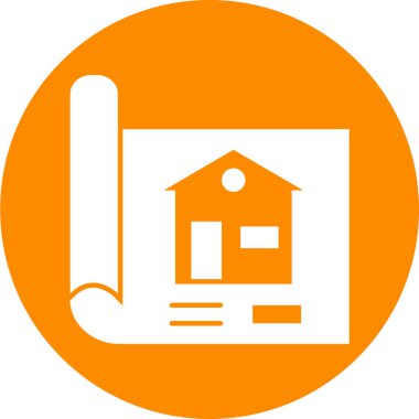 ev simgesi, vektör illüstrasyonu