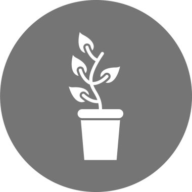 bitki simgesi vektör illüstrasyonu