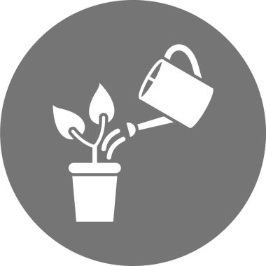 bitki simgesi vektör illüstrasyonu