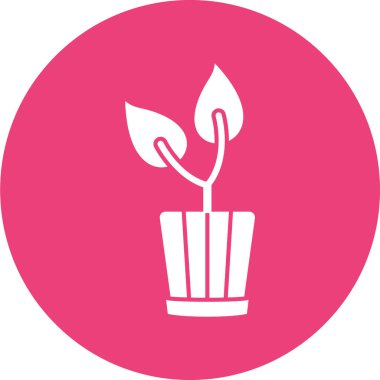 Bahçe simgesinin vektör illüstrasyonu