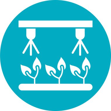 Bahçe simgesinin vektör illüstrasyonu