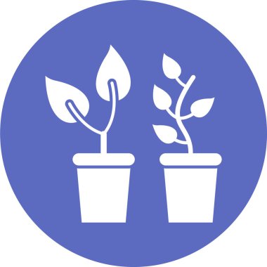 Bahçe simgesinin vektör illüstrasyonu