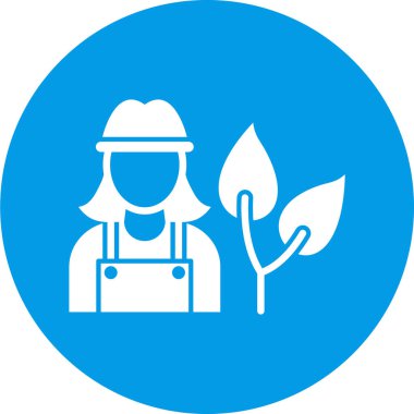 Bahçe simgesinin vektör illüstrasyonu