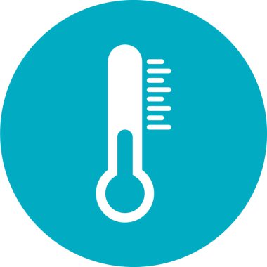 termometre simgesi vektör illüstrasyonu