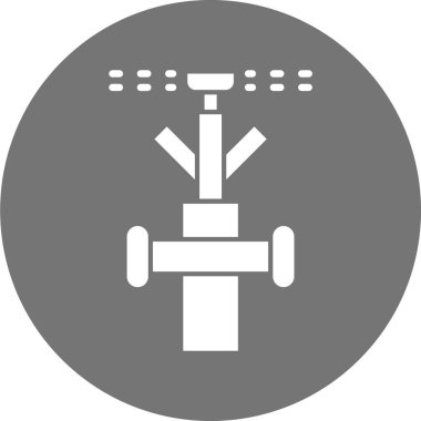 Bahçe simgesinin vektör illüstrasyonu